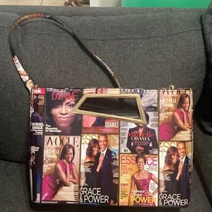 Beautiful Michelle obama magazine covers purse